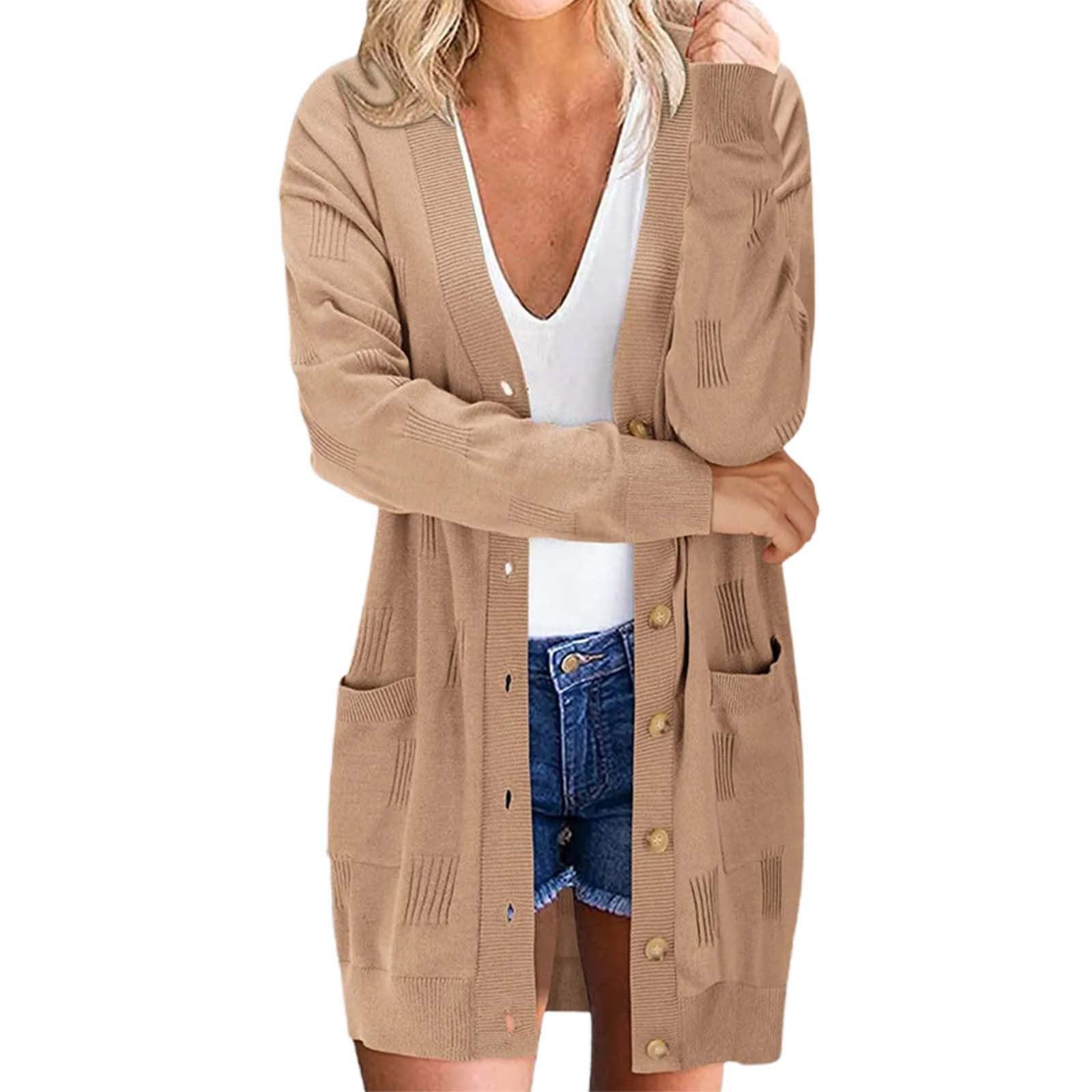 

Куртки женские оверсайз однотонные осенне-зимние куртки пальто S хаки