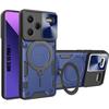 Case - Xiaomi - Redmi Note 13 Pro+ 5G - Shockproof - Rotating Stand - Navy Blue