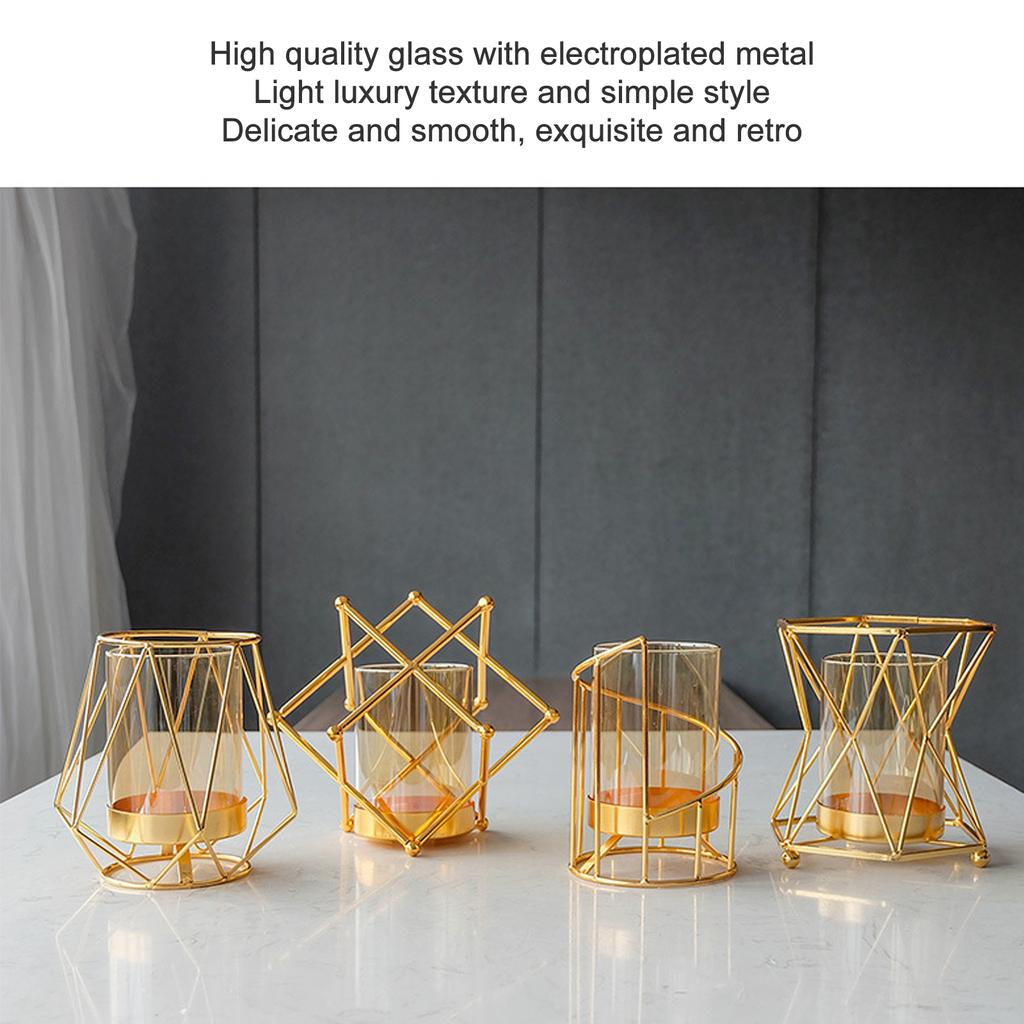 16x14cm Vase Gold Dekorativ Klarglas Robust Blumenvase Für Hochzeit Künstlerisch