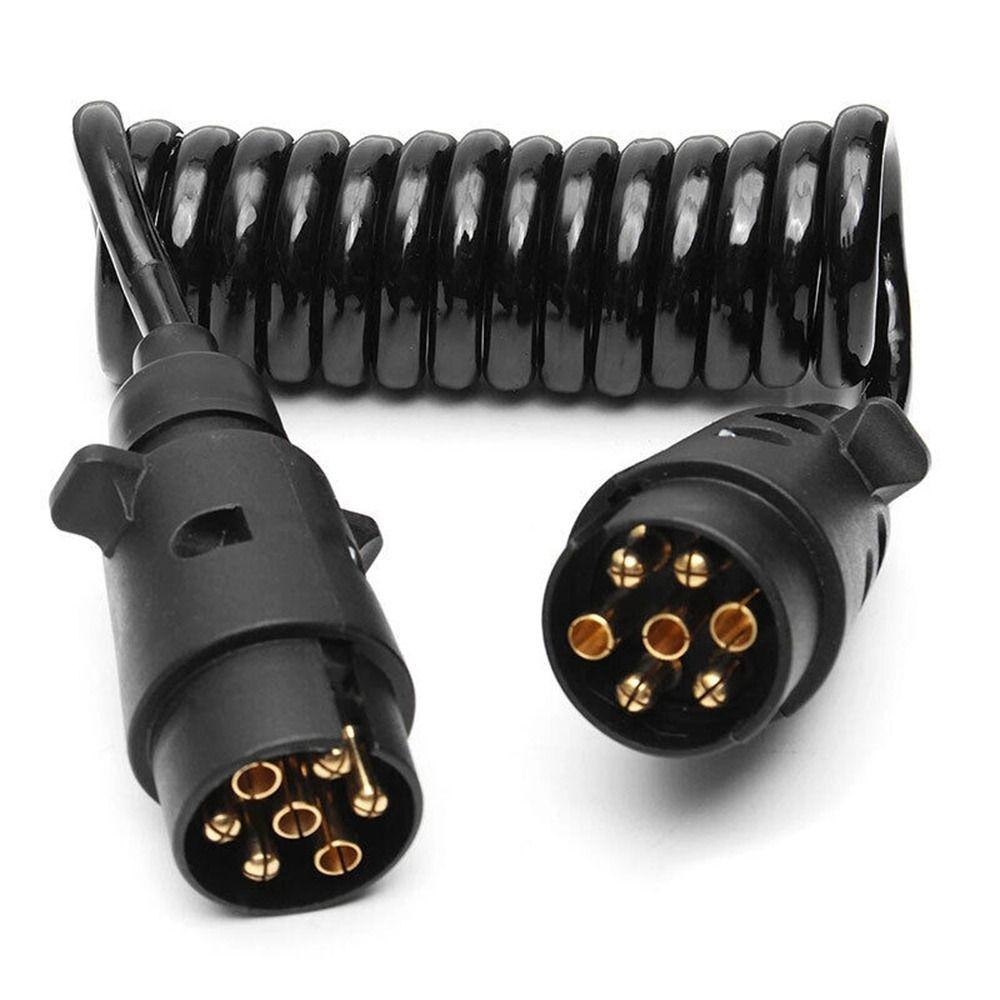 2 м 7-контактный удлинительный кабель для прицепа, вилка для каравана, удлинительная проводка, разъем для прицепа, автомобиль