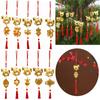 With Tassel Horse Year Pendant Plastic Spring Festival Bonsai Pendant Wall Hanging Ornament