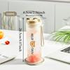 350/550ML Portable Tumbler With Lid & Rope Transparent Plastic Water Cup For Student Kids Heat-Resistant Leak-proof Water Bottle