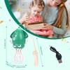 Dancing Squid Kids Electronic Pet Toys Induction Lying Flat Squid with Light&Music Interactive Development Toys Tummy Time Gifts