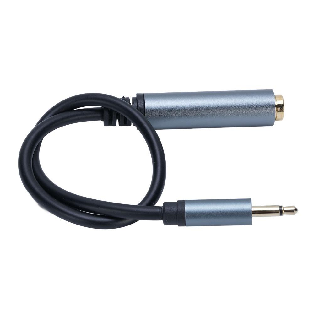 Plug and Play 6.35mm Female Jack to 3.5mm Male Sound Cable Headphone Extension Cord for Guitars