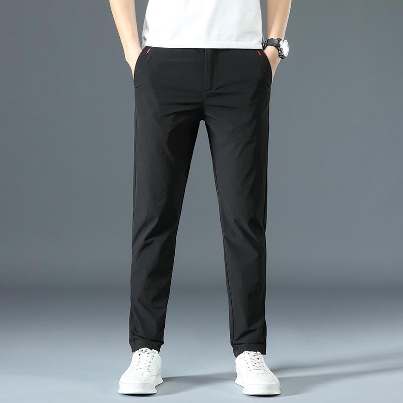 Pantalones Casuales Elásticos Ajustados de Alta Gama para Hombre 2023 - Modernos, Versátiles, Estilo de Negocios