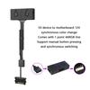 5V 3Pin ARGB Converter 5V to 12V ARGB Transfer 3Pin to 4Pin ARGB Light Fan Adapter Converter Splitter Expansion