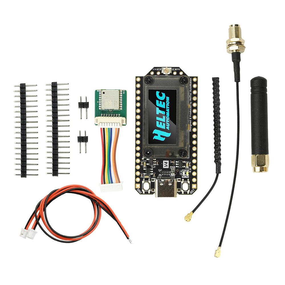 Великомасштабна плата розробки Heltec WiFi LoRa 32 V4 868MHz Kit Meshtastic ESP32 SX1262 з корпусом, GPS для Arduino IoT LoRaWAN