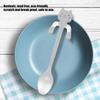 4Pcs Cat Shaped Mini Spoon Polished Table Spoon Cat Style Coffee Spoon  Dessert Serving