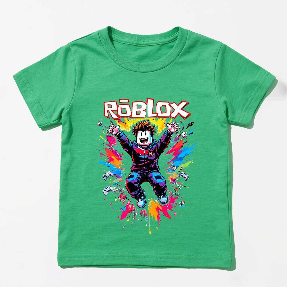 Mode Cartoon Spel Grafisch Kinder T-shirt Jongens Meisjes Korte Mouw T-shirt Kinderen Casual Zomer T-shirts Top