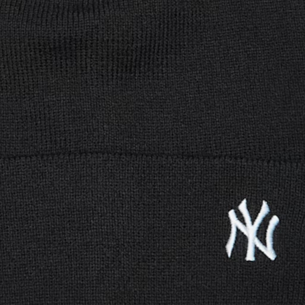 New Era Mini Logo Cuff Beanie New York Yankees Hat, Unisex Navy Cap
