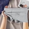 Striped Cotton Men's Boxer Briefs - Comfortable, Breathable Underwear for Teens and Adults