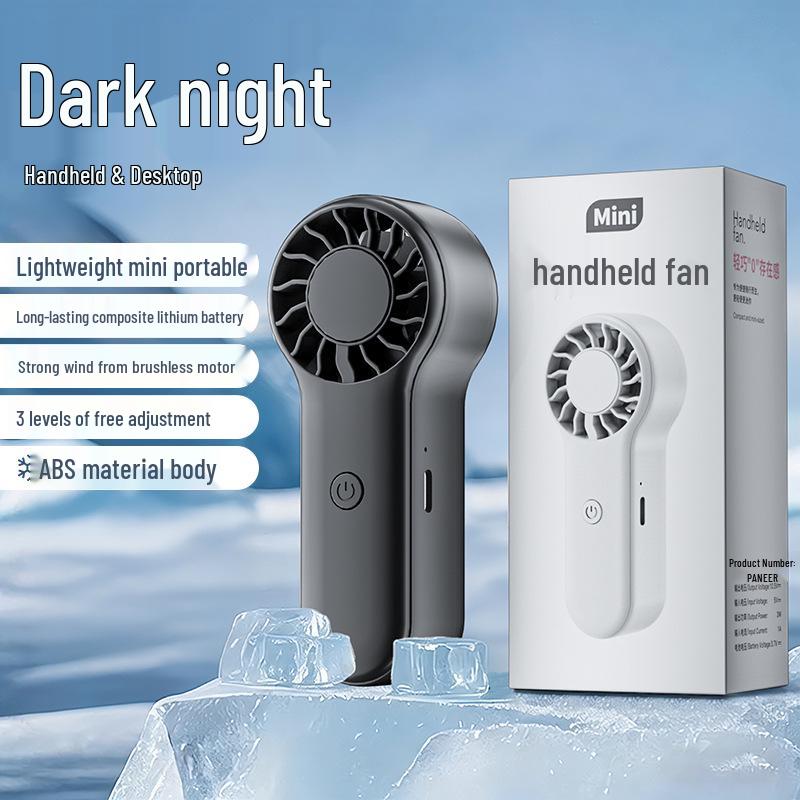 

Portable USB Desktop Fan: Handheld, Five-Speed, Silent, Digital Display for Dorm & Outdoor Use Fan