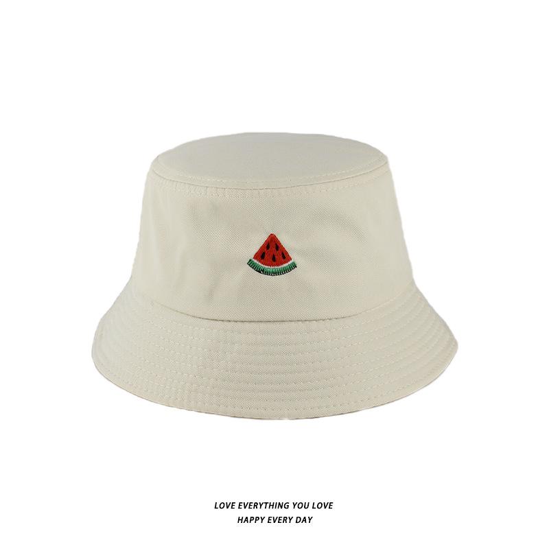 Bucket Hats Men And Women Skull Embroidered Fisherman Hat, Single-Sided Black Street Fashion Foldable Sunhat