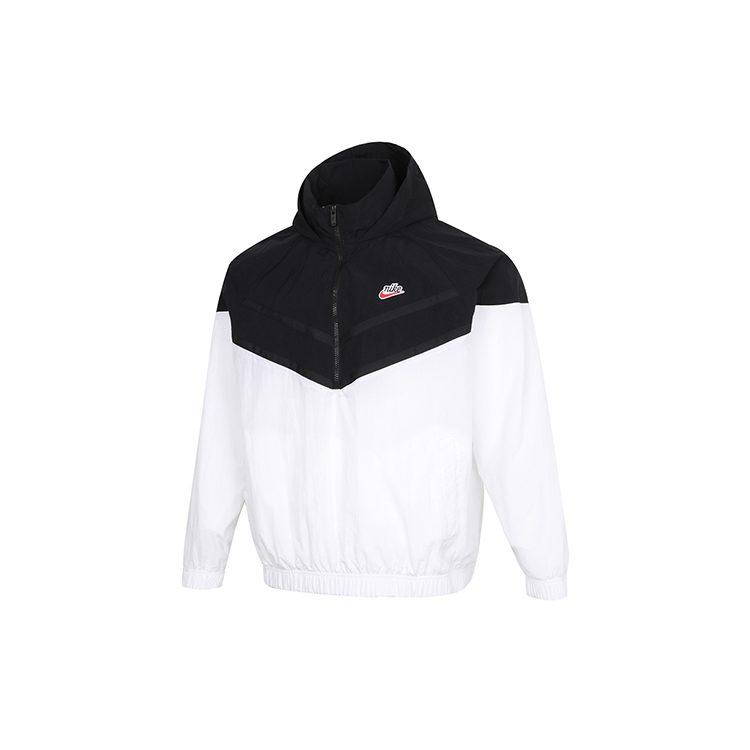 Nike Jackets Men`s Black/White Hooded Non