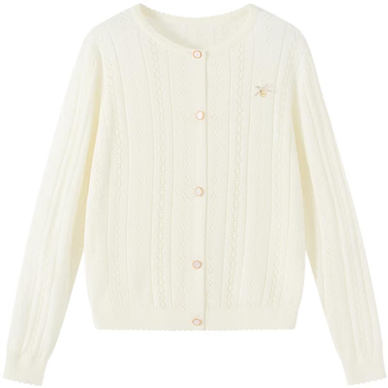 Yeehoo Girls  Knit Cardigan Long Sleeve T-Shirt 130