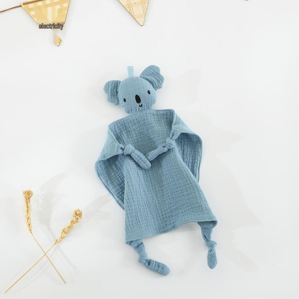 Baby Pure Cotton Comfort Blanket & Doll - Little Rabbit Crinkle Toy