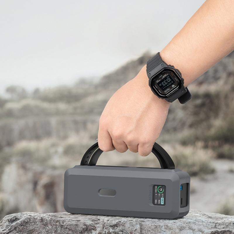 Travel Friendly Soft Case Protector Sleeve Housing Full Coverage Sweat Resistant For 737 140W Mobile Power Enhances Grip