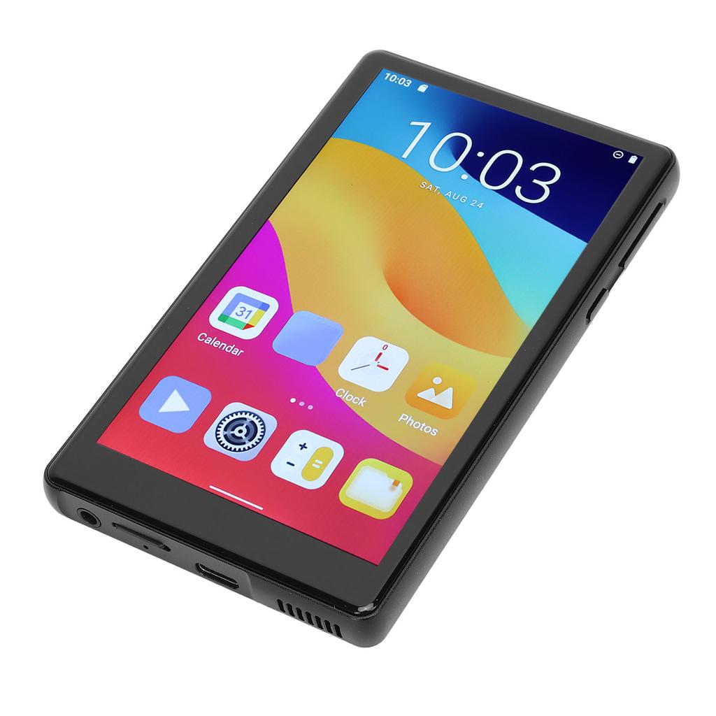 MP4 Player 5.0 Inch Touch Screen for Android 11 Bluetooth 5.0 WiFi Support FM Radio Electric Book Calculator Voice