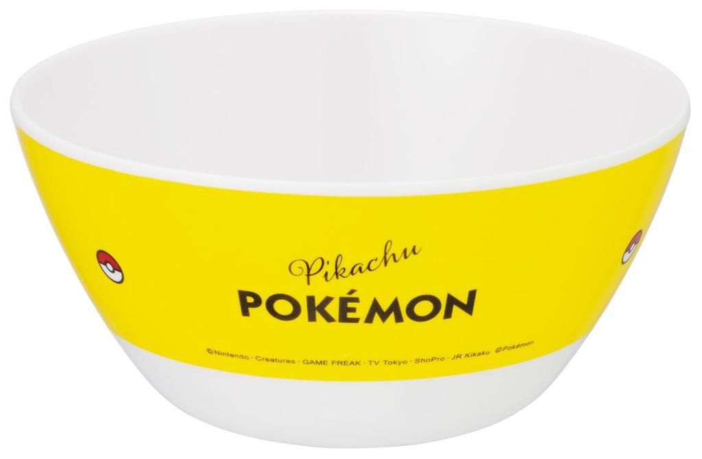Skater Small Melamine Pikachu Bowl, 500ml, Pokémon Face, 25cm, MBL4P-A