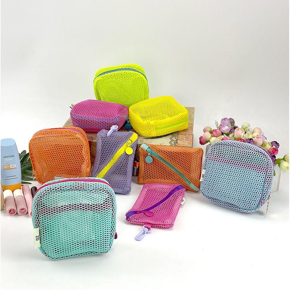 Visibility Travel Toiletry Pockets Lightweight Mini Makeup Pouch  Women