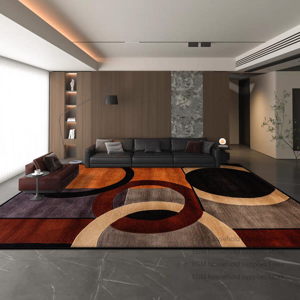 Modern American Style Carpet for Living Room Decoration Bedroom Bedside Large Area Rug Home Entrance Antiskid Absorbent Bath Mat
