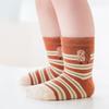 5Pairs/set Baby Socks Cotton Spring Autumn Cartoon Animal Children's Medium Tube Sock Cute Toddler Girls Boys Socks
