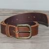 Belt Old Rough Wind Full Grain First Layer Cowhide Men'S Genuine Leather Belt