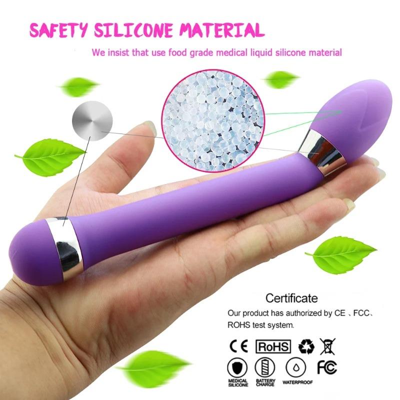 G-Spot & Clit Vibrator with Anal Stimulation – Triple Pleasure Sex Toy for Women Rechargeable Adult Vibrating Dildo&Masturbator
