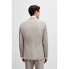 Boss 30  Off Slim Fit Wool Blend Beige Jacket Medium Beige 50514605260 