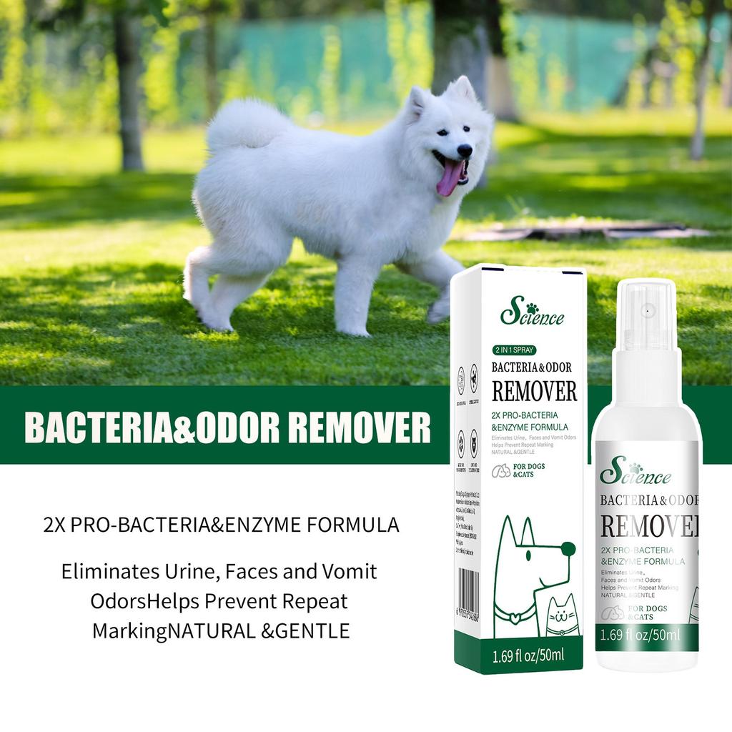 Pet Deodorant Cat Dog Deodorant Spray To Remove Urine Odor Cat Litter Basin Deodorant Spray 50ml