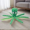 2Pcs Intelligent Dogs Chew Toys No Stuffing Squeaky Plush Puzzle Toy Bite Resist Octopus Shell Voice Toy for Puppy Teething