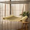 3xParrot Hammock Bed Easy To Dangling Avian Swing Soft Hanging Bird Nest for Parrots, Small