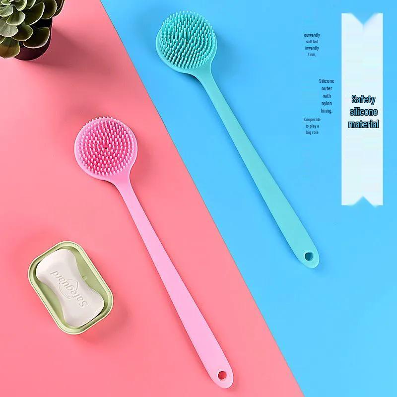 Long-Handle Soft Bristle Double-Sided Back Scrubber