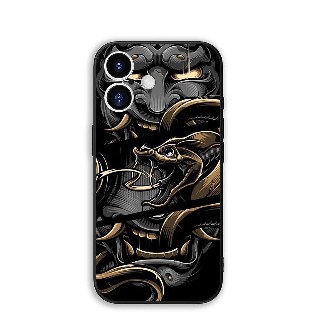 Cover for Xiaomi Redmi Note 13 A3 14 Pro Plus 9T 14C 13C 13X 9C NFC + Pro+ 5G 4G Phone Case Bushido Samurai Japan Ninja Oni Mask