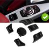 Multimedia Control Button Piano Black Good Light Transmittance Fadeless for BMW 3 Series F30 LCI Small Knob