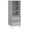 VidaXL Buffet haut Sonoma gris 40x36x110 cm Bois d'ingénierie 831514