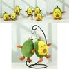 Charming Four-inch Avocado Stuffed Toy Keychain Ideal For Kids Backpack Accessories
