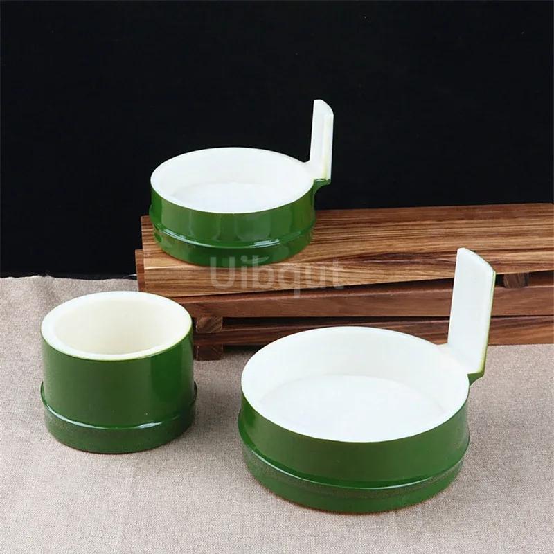 Imitation Bamboo Clear Wine Pot Bamboo Barrel Dry Ice Barrel Cuisine sushi boat bento Tattoo decorations Bamboo tube wine set