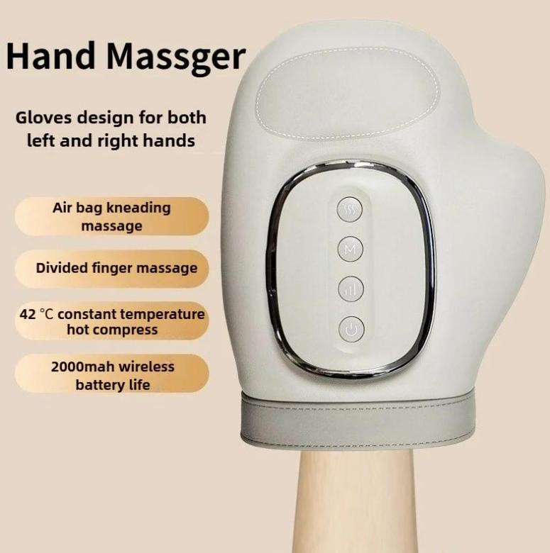 Hand Massager, Rechargeable Hand Massager with Heat and Compression for Arthritis and Carpal Tunnel