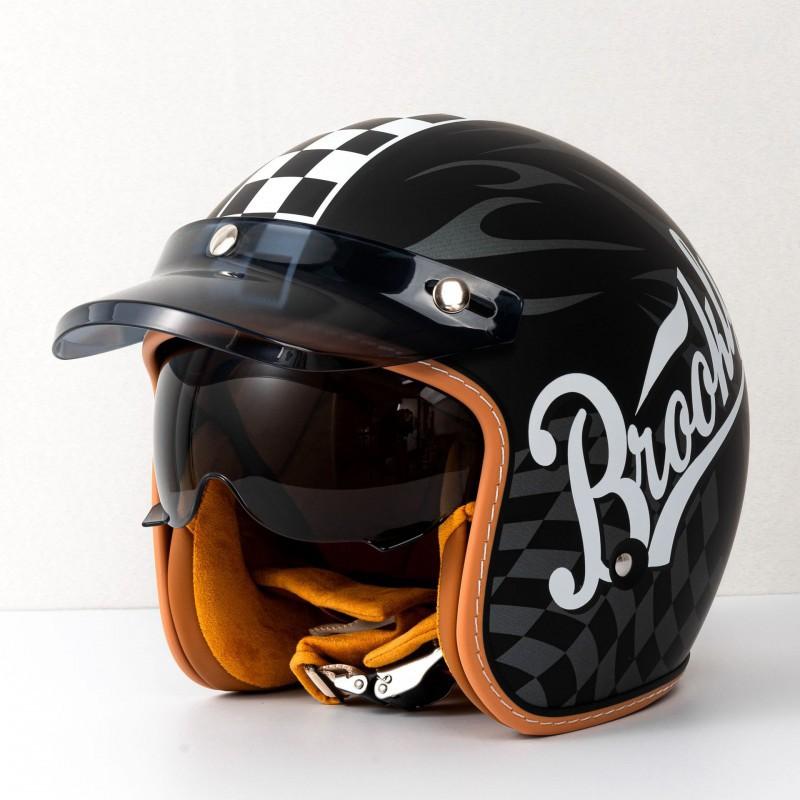 C500 White Competitive Motorcycle Helmet New National Standard Locomotive Lightweight Street Three-quarters Retro Half