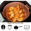 1PC of 17cm Air fryer silicone baking tray reusable food grade silicone air fryer liner non stick air fryer accessories