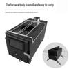 Portable Multifunctional Camping Tent Stove: Easy to Fold and Carry