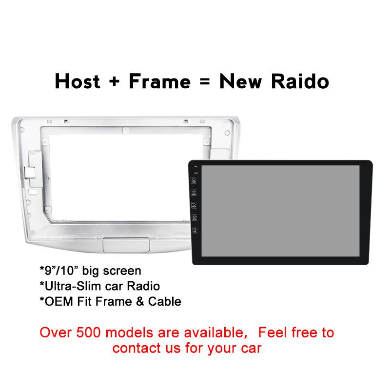 Large Screen Android Navigation System w/ Trim Wire Harness for VW Model B6/B7/Magotan/CC (10-15)