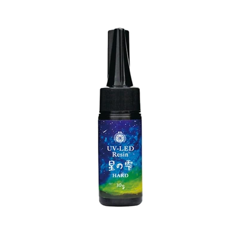 Padico UV-LED Resin Liquid, Star Drop Hard Type, 30g, Transparent, Made in Japan, 403236