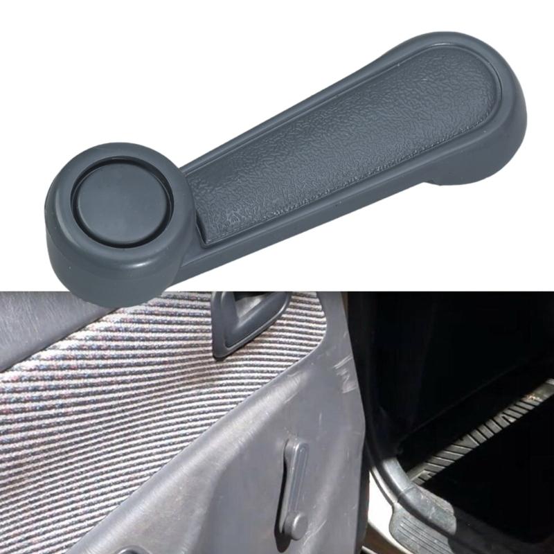 Fensterkurbel, 2 Stück, automatische Fenstergrifferhöhungen, Kurbelkurbel für T100, Pickup (Grau)