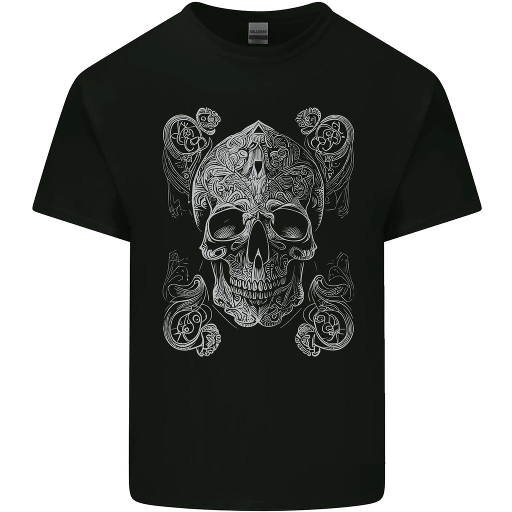 Religious Skull Pope Rock Music Heavy Metal Kids T-Shirt Childrens