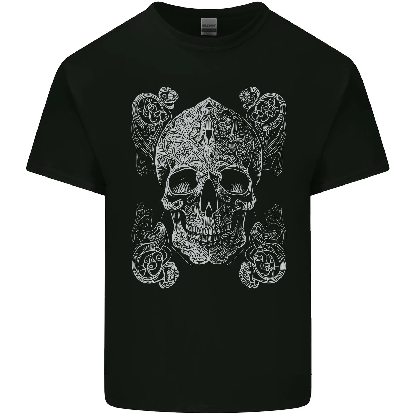 Religious Skull Pope Rock Music Heavy Metal Kids T-Shirt Childrens S
