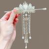 Vintage Hanfu Hairpin Elegant Pearls Hair Sticks Gift Floral Hair Accessory  Wedding