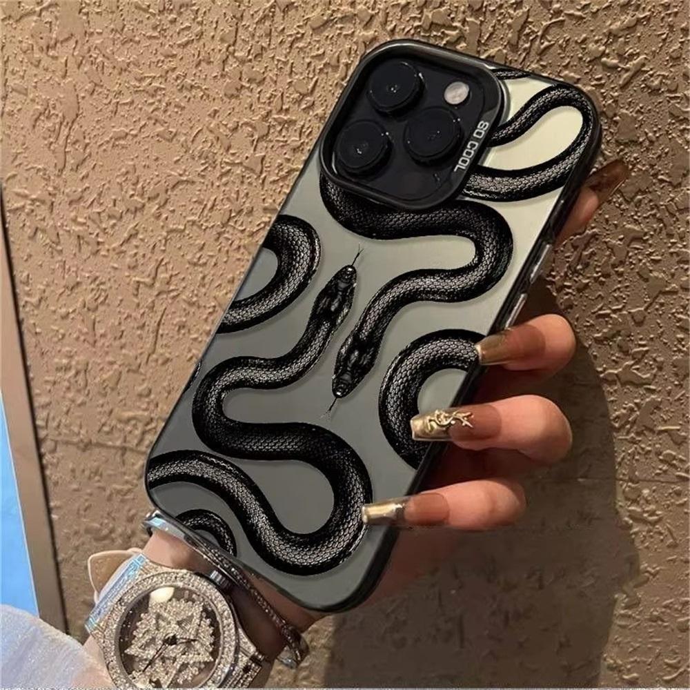 Snake IMD Case For Samsung S25 Ultra S24 S23 FE S22 A55 5G A16 A15 A54 A53 A52 A35 A34 A33 A14 A13 A06 A05 A05s A24 A25 Cover