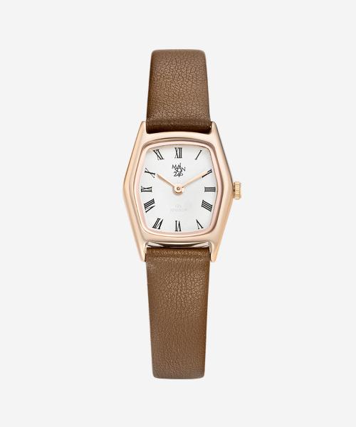 [Maison 246] Maison 246 Women's Leather Watch MS246-30 RWH/BR